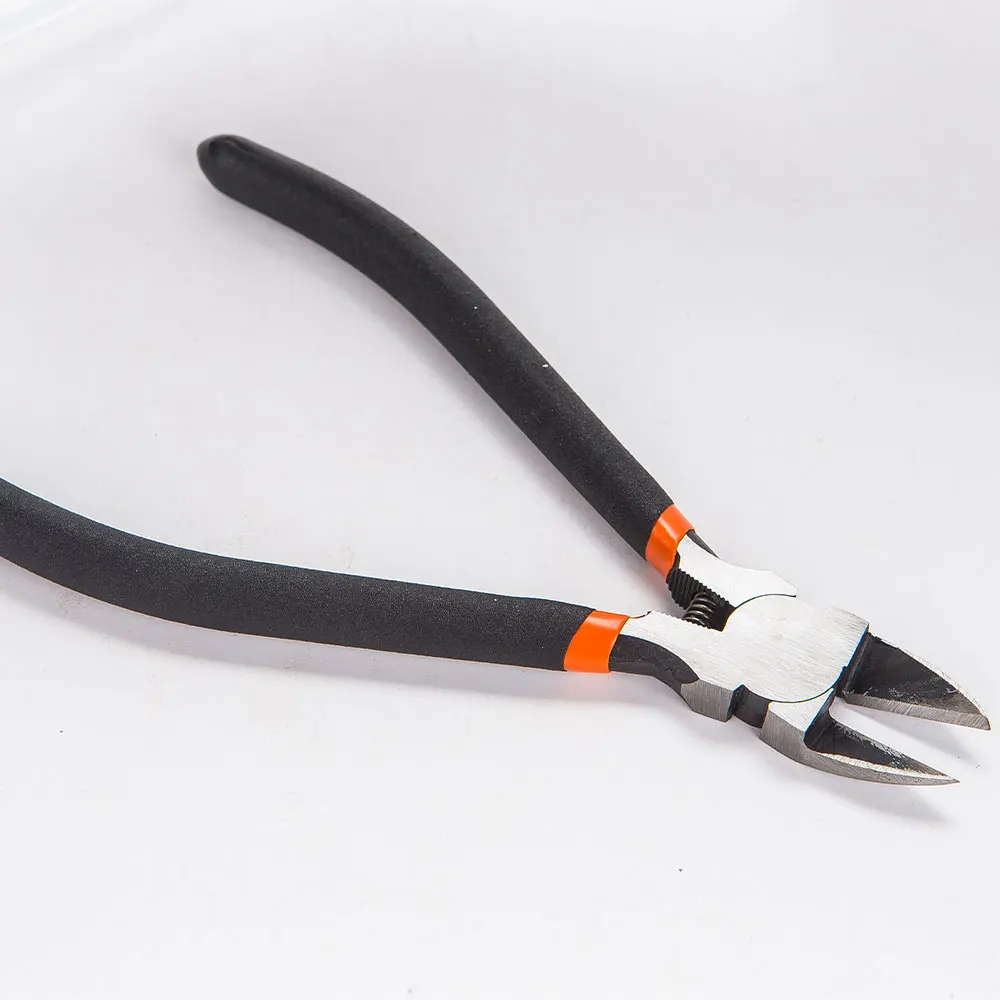 6-Inches Wire Cutters Heavy Duty Snips Flush Cut Side Cutters Pliers Metal Cutting Tool for Crafting Flowers Electrical