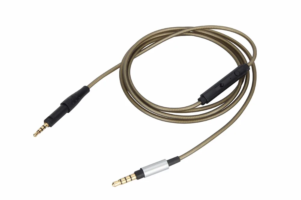 Replacement Upgrade Silver Plated  Audio Cable with mic For AKG K361 Over-ear studio Neumann ndh 20 30 headphone