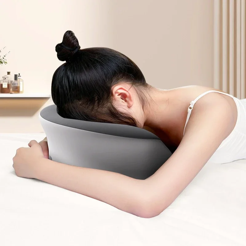 Massage Beauty Bed Hole Height Increasing Pad Comfortable Breathable Skin Friendly Pillow Prone Rest Facial Support Cushion
