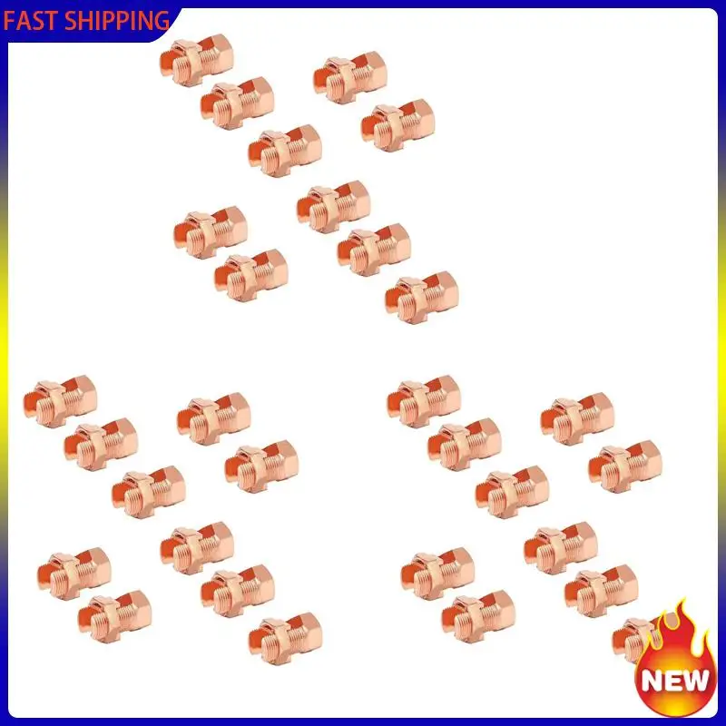 

Especial 30Pcs Split Bolt Connector, Grounding Split Bolt Connector Split Bolt Connector For Complete Earth On Bare Wires TJ-25
