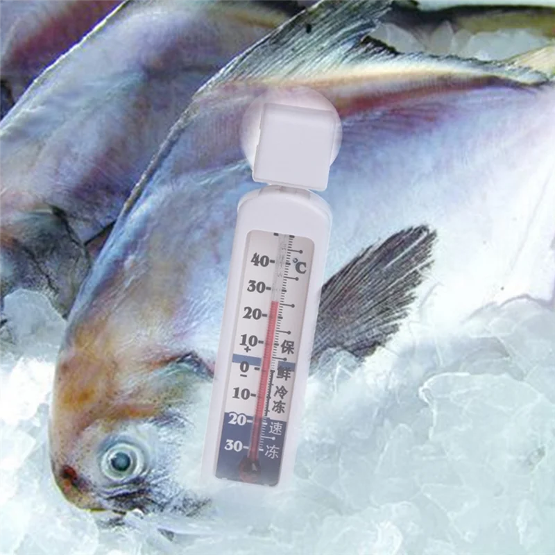 5 عبوات من ميزان حرارة الفريزر لخط الثلاجة ومقياس درجة حرارة التبريد للاستخدام المنزلي -30 ℃   إلى 40 ℃   HY