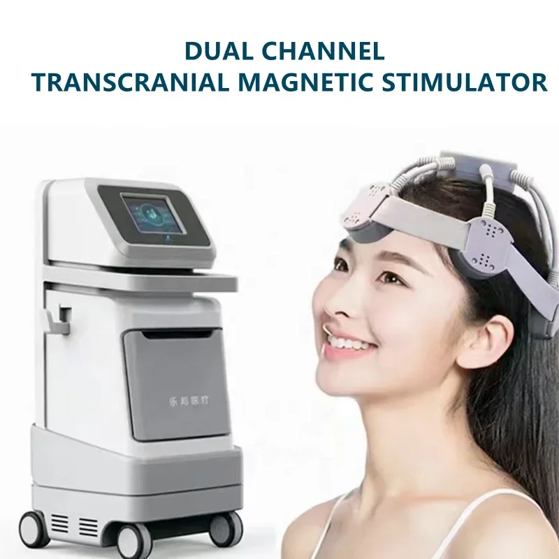 English Dual Channel Parkinson Autism Depression Stroke Pediatric Cerebral Palsy Repetitive Transcranial Magnetic Stimulator TMS