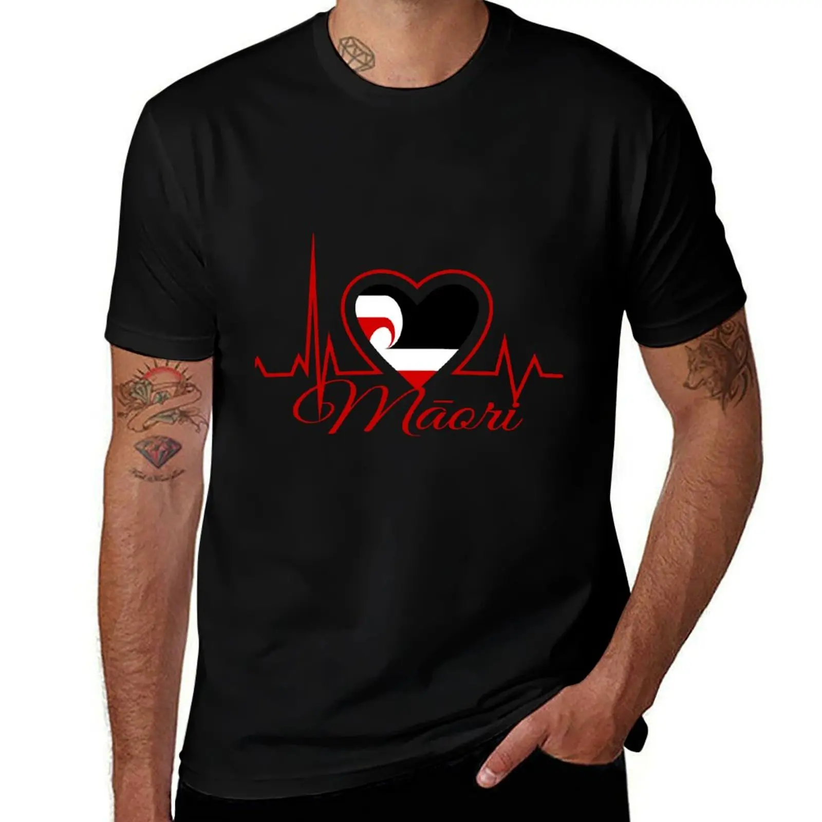 

designer shirt T-Shirt t designer I shirts t māori man Love