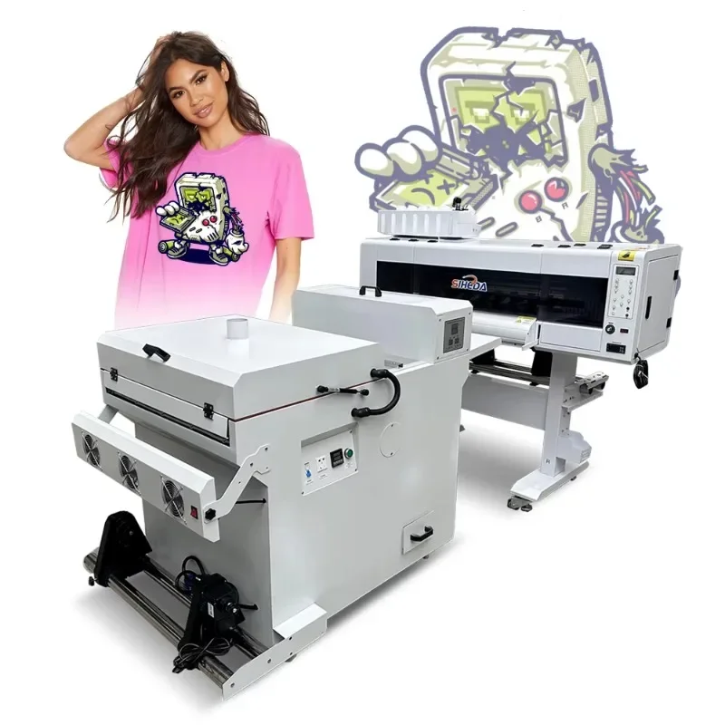 【Popular】 Garment Thermal Transfer I3200 Dtf Printer 60 Cm T-shirt Short-sleeved Sweatshirt A1 Dtf Printer Printing Machine