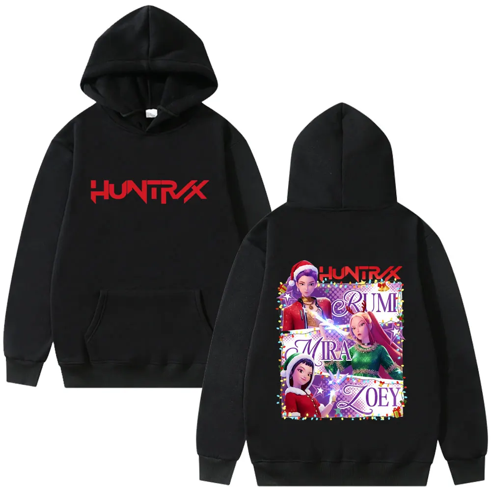 

Kpop Demon Hunters Rumi Mira Zoey Hoodie Men Women Christmas Sytle Streetwear Unisex Casual Fleece Cotton Oversized Sweatshirt
