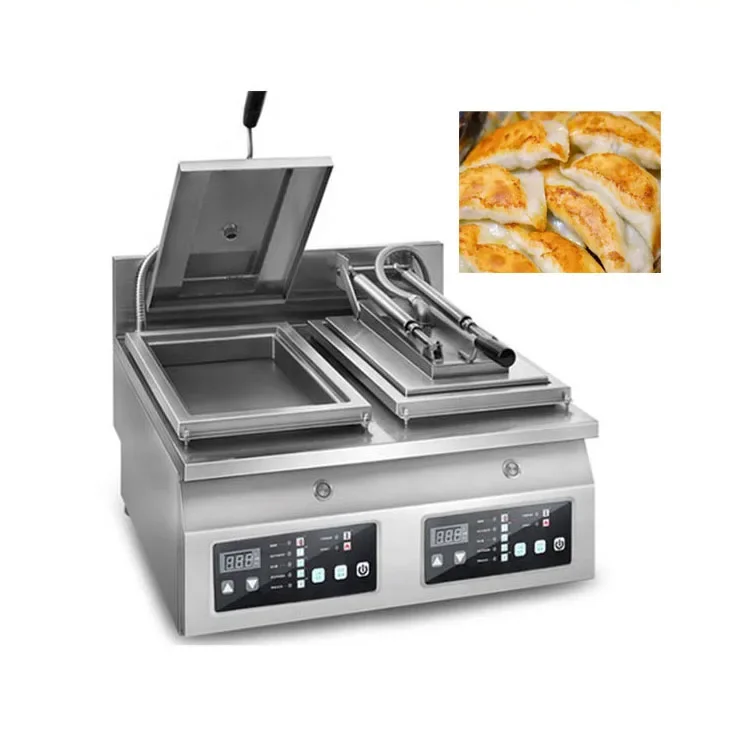 Gyoza Grilling Electric Grilled Frying Pan Bun And Dumpling Fryer Machine