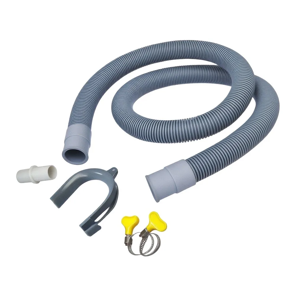 Drain Hose Extension Kit for Front Load Washing Machines Compatible with Most Drum Washer Models ABS Construction