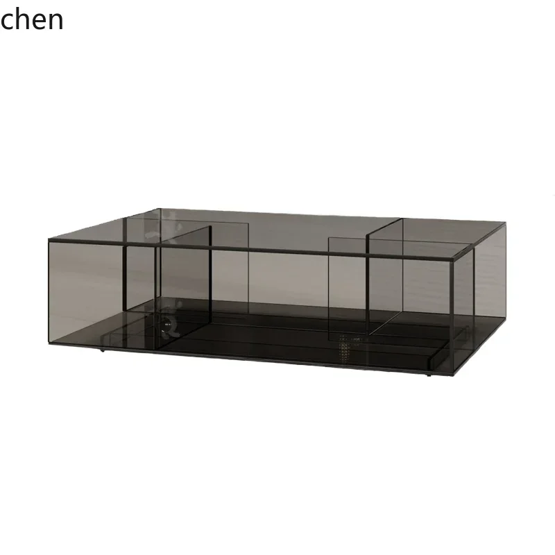 y9.3-minimalist lig luxury living room coffee table minimalist home modern small table glass