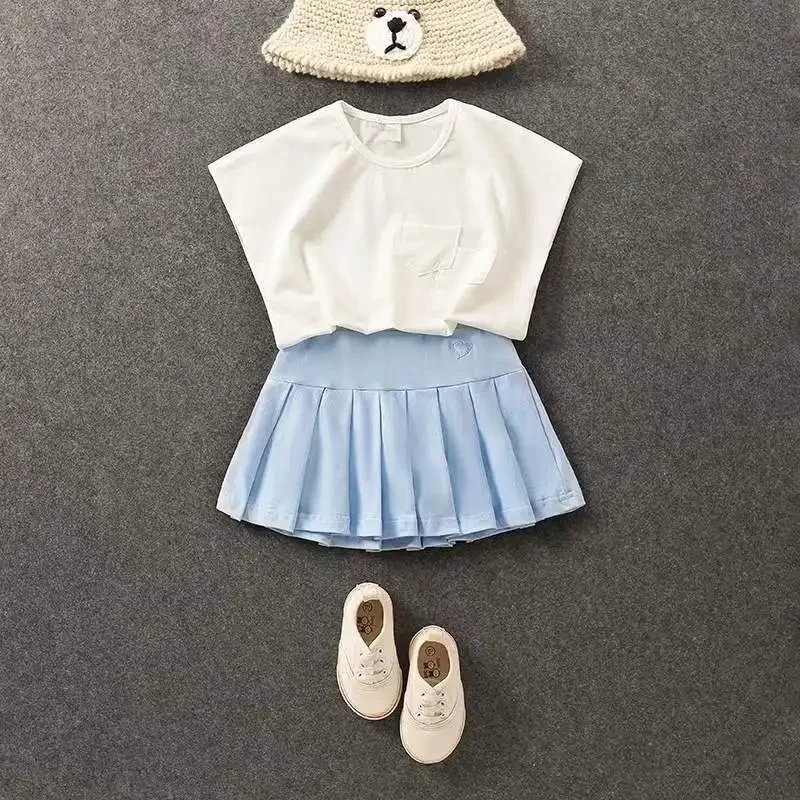 Der neue All-Match-Plissee-Culottes für Mädchen mit mittlerem und kleinem Sommer rock für Kinder und inneren Sicherheits hosen – Detail 7