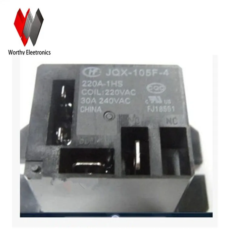 Free shiping     wholesale   10pcs/lot   relay    JQX-105F-4-220A-1HS