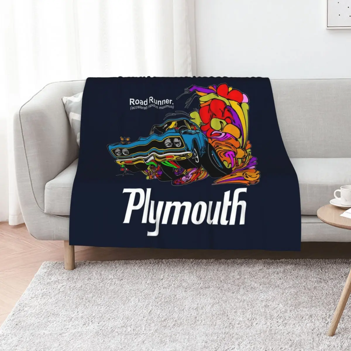 

70's Muscle Car Throw Blanket Sofas Heavy Thermals For Travel Personalized Gift Blankets
