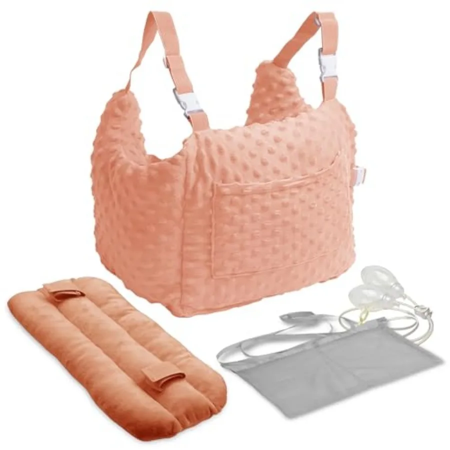 

Mastectomy Recovery Pillow + Strap, Seat Belt Cover and Shower Lanyard Post-Op Essentials, Breast Augmentation/Reduction and Ma
