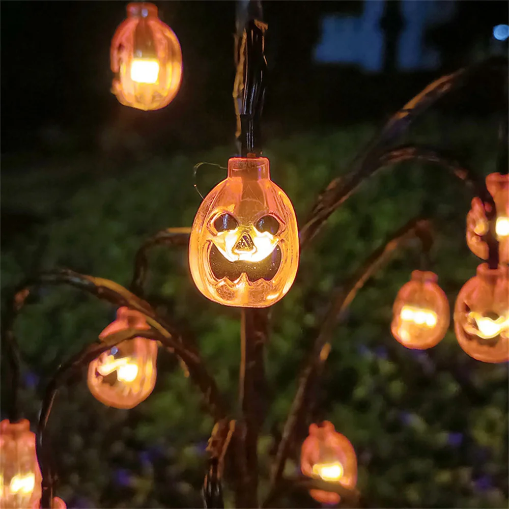 

Solar Powered Graden Stake Light, Waterproof, Halloween Decoration, Pumpkin, Ghost for Yard,Pathway,Walkway, 12 LEDs