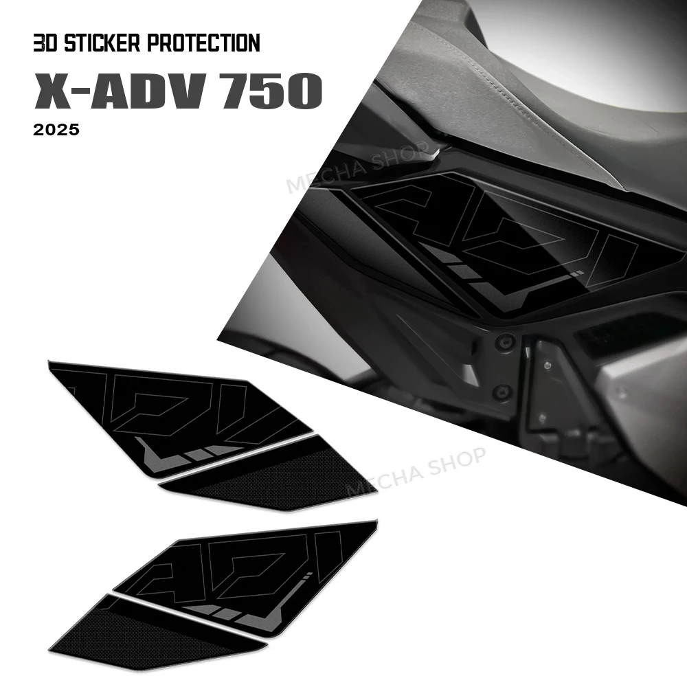 Under Seat Stickers for X-ADV 750 2025 XADV 750 XADV 750 2026 Motorcycle Accessories 3D Fairing Protective Decals