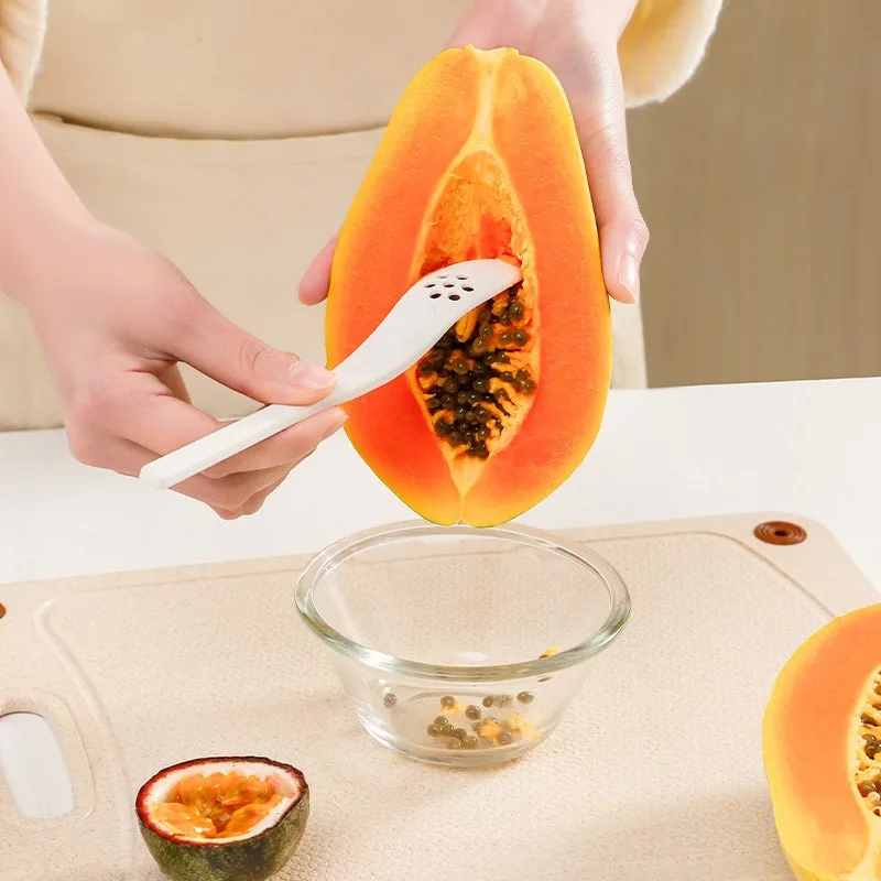 1pc Fruit and Vegetable Digging Spoon Watermelon Papaya Avocado Meat Digging and Seed Removing Tool Kitchen Make Dumplings Spoon