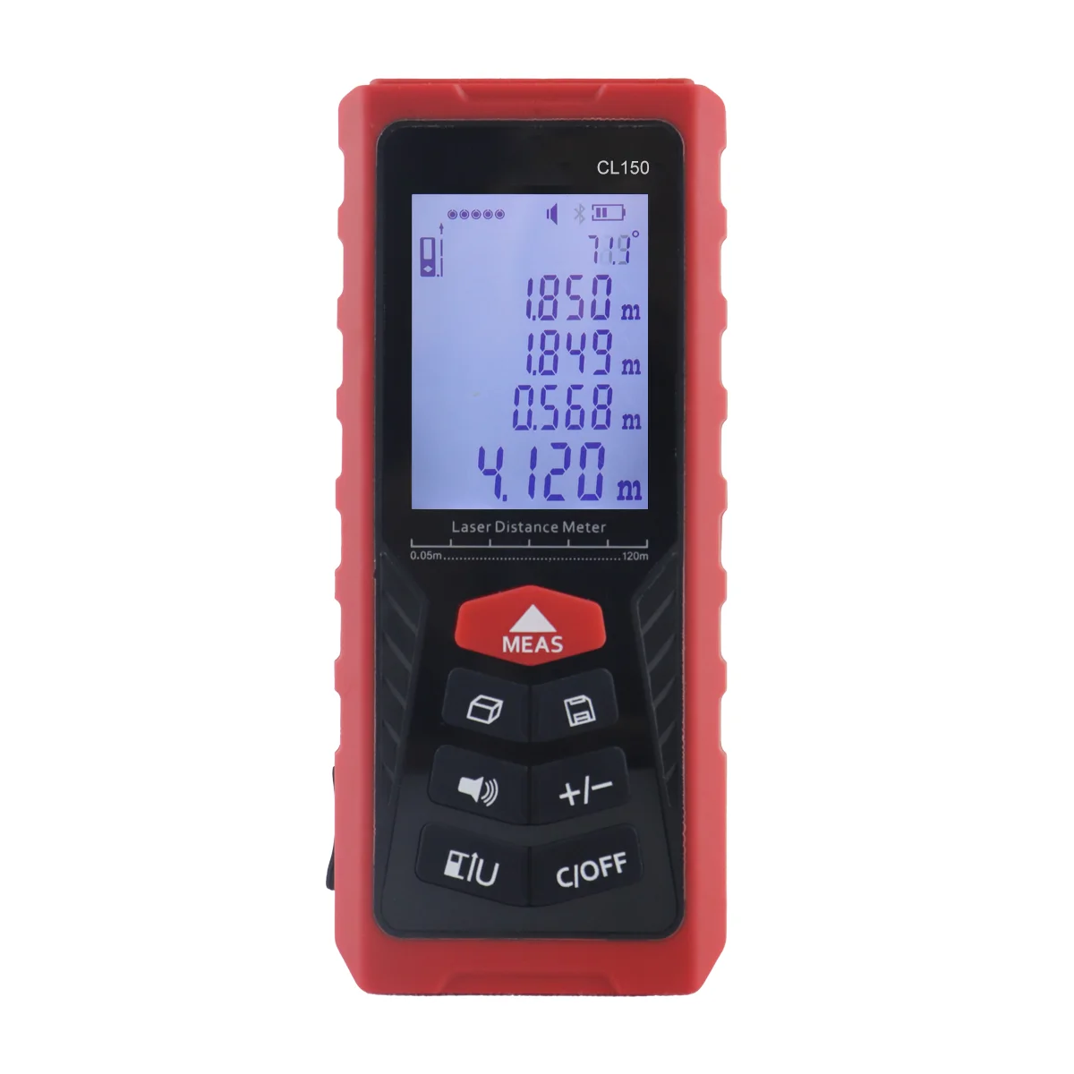 620nm Laser Distance Meter Laser Measuring Tape Digital Rechargeable 100 Meter Laser Distance Meter