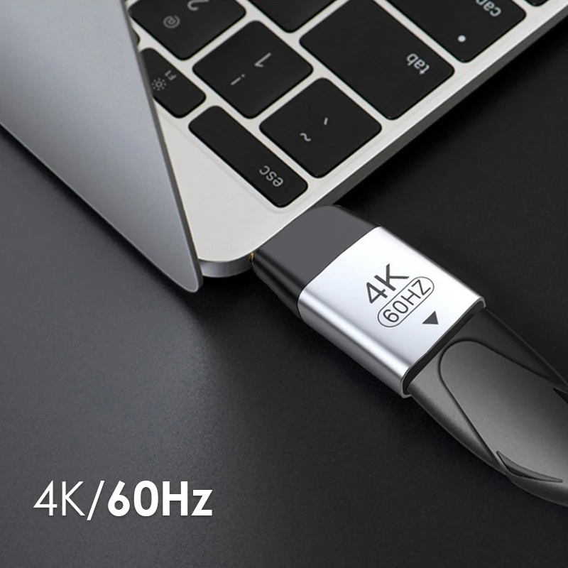 Type C USB 3.1 To 4K/60Hz HDTV Converter Plug USB-C HD 1080P/720P Mini Aluminum Alloy Video Adapter for Macbook Air Pro Laptops