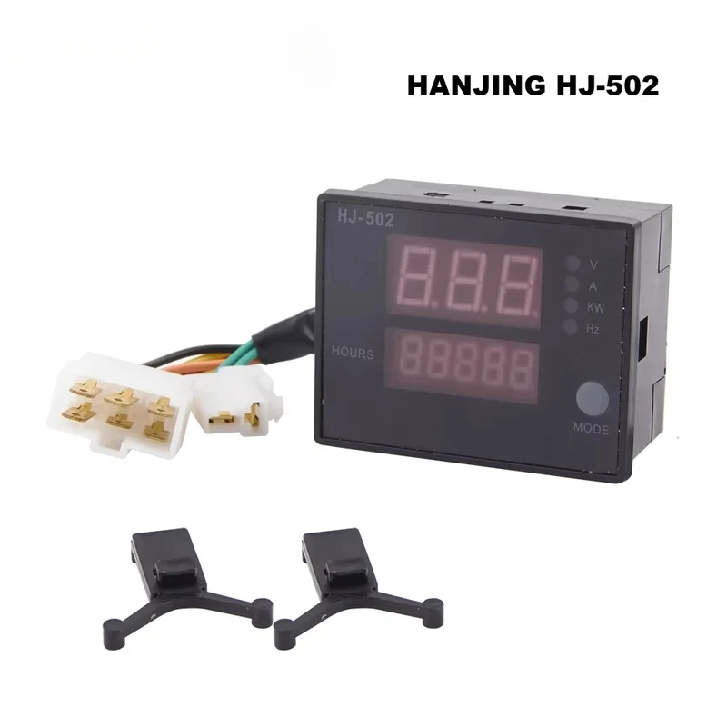 HJ-502 Digital Generator Meter, Multifunction Digital Display Instrument, Over & Under Voltage Protection, 220V 380V Generator