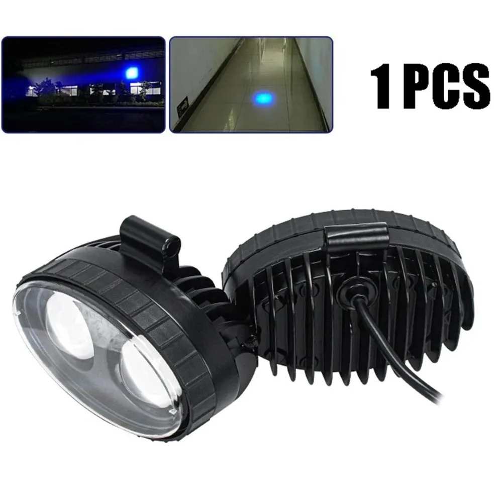 12-80V Safety Working Light Forklift Lamp LED Blue Spotlight Forklift Warning Lamp Warehouse Safety Zone Signal Light