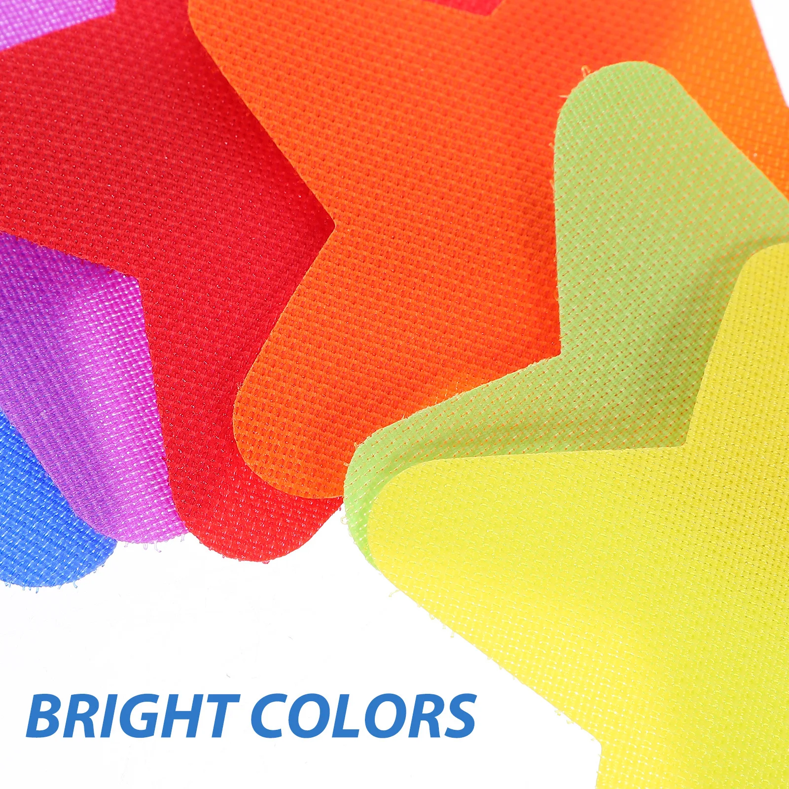 

30Pcs Star Carpet Mark Stickers Bright Markers Classroom Sitting Rug Educational Floor Dots Mark Sticker