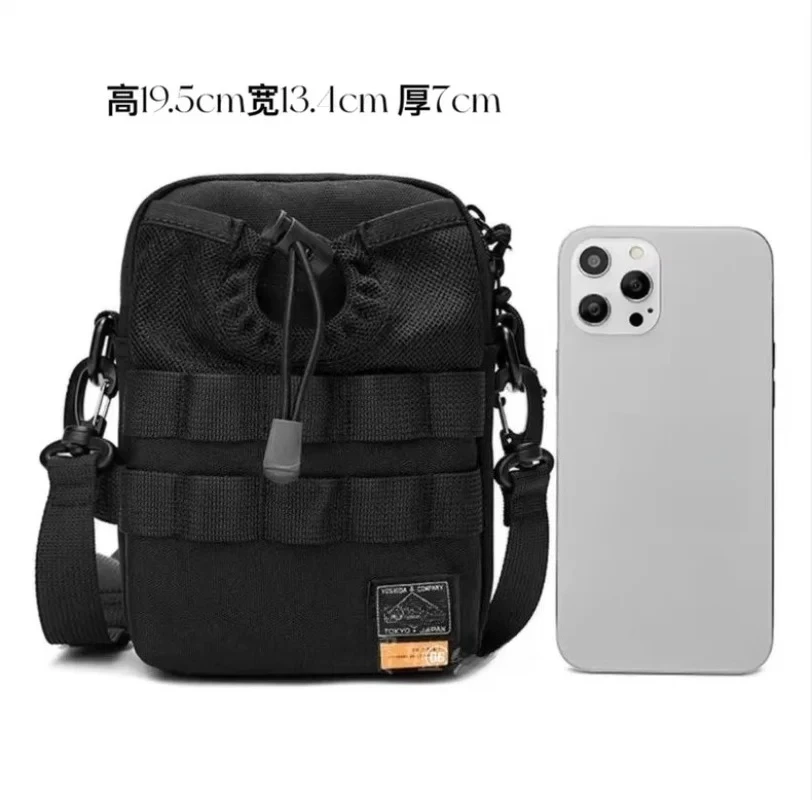 

Тактическая нейлоновая сумка через плечо MOLLE, мини-сумка на плечо с затягивающимся шнурком