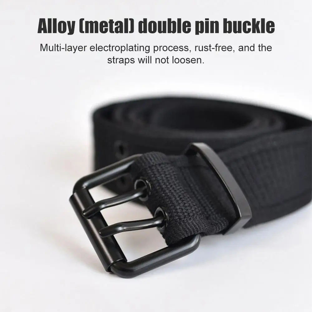 Men's Belt Canvas Nylon Woven Belt Women's Leisure Sport Outdoor Work Belt,Pair With Pants Jeans Neutral Belt Fashion Belts