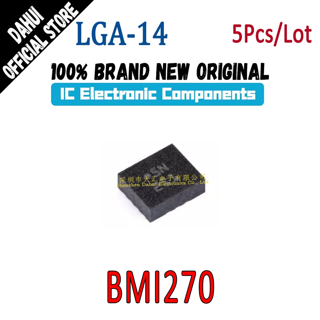 

5Pcs BMI270 SN LGA-14 6 axis intelligent low power inertial measurement unit sensor chip IC new original