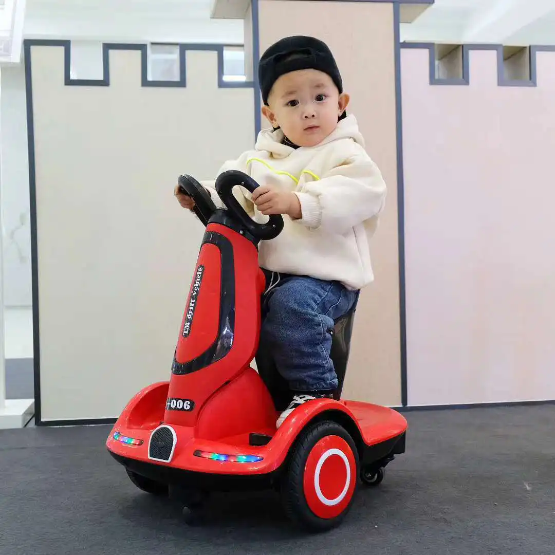 

Children's Electric Balance Motorcycle Small Wall-Earth Wheel Balance Light Music Toy Motorcycle