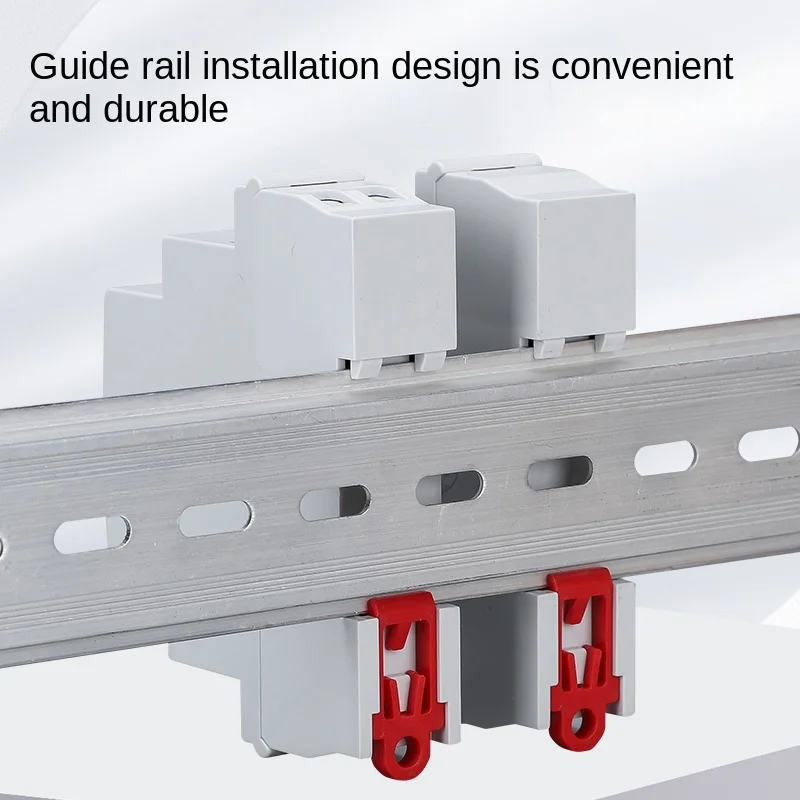 Indicateur d'alimentation de type Rail Din, signal lumineux LED 220v 24v, boîte de Distribution, Style fin, feux d'avertissement 1P, affichage rouge vert