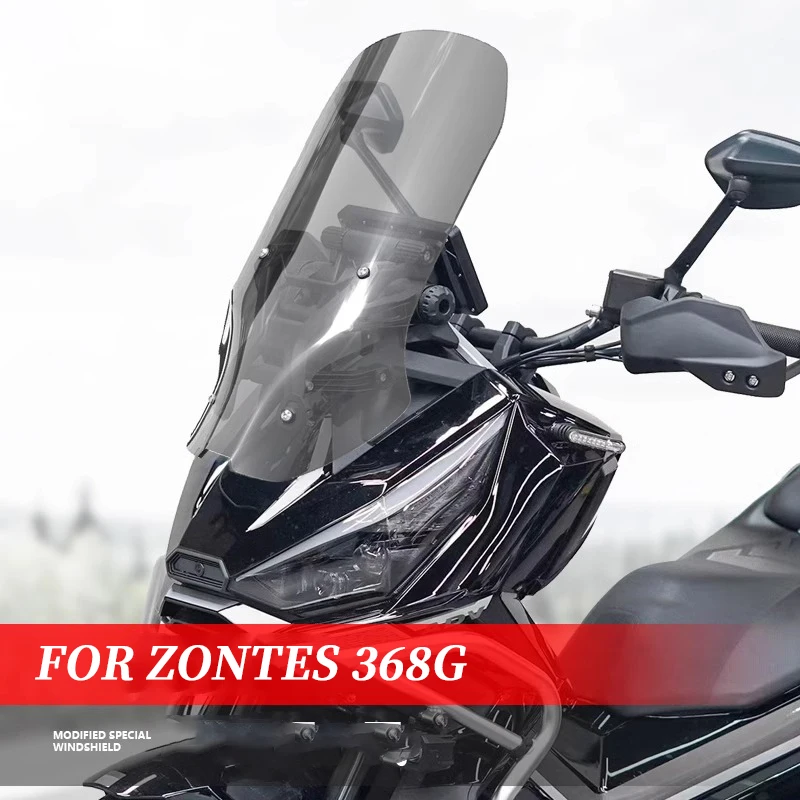 

Для ZONTES 368 G 368g 368G модификация дефлектора переднего лобового стекла мотоцикла, повышающие и расширяющиеся аксессуары для лобового стекла