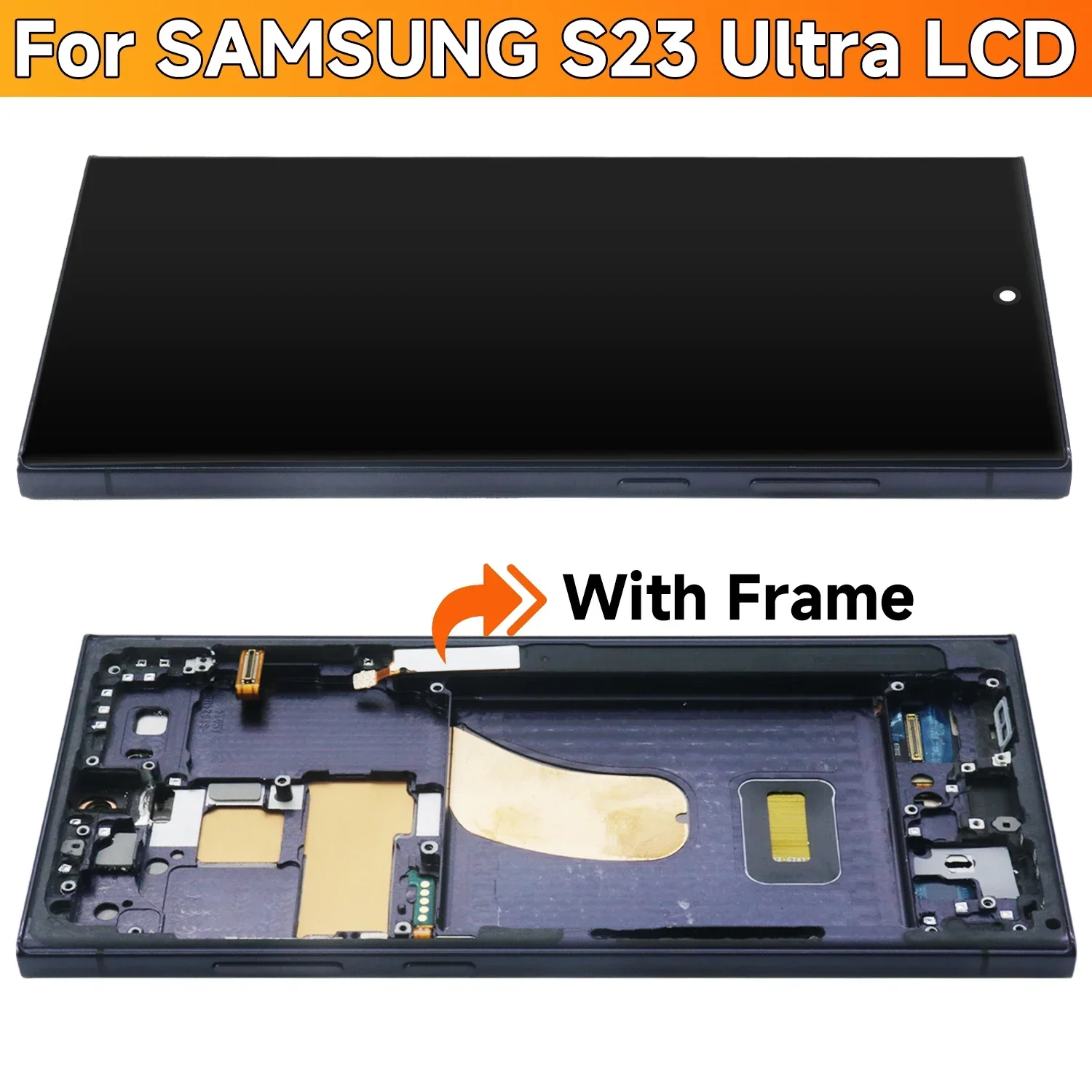 S23 Ultra For Samsung For AMOLED S918B S918U S918W S918N S9180 LCD Display Touch Screen Digitizer Assembly Replacement