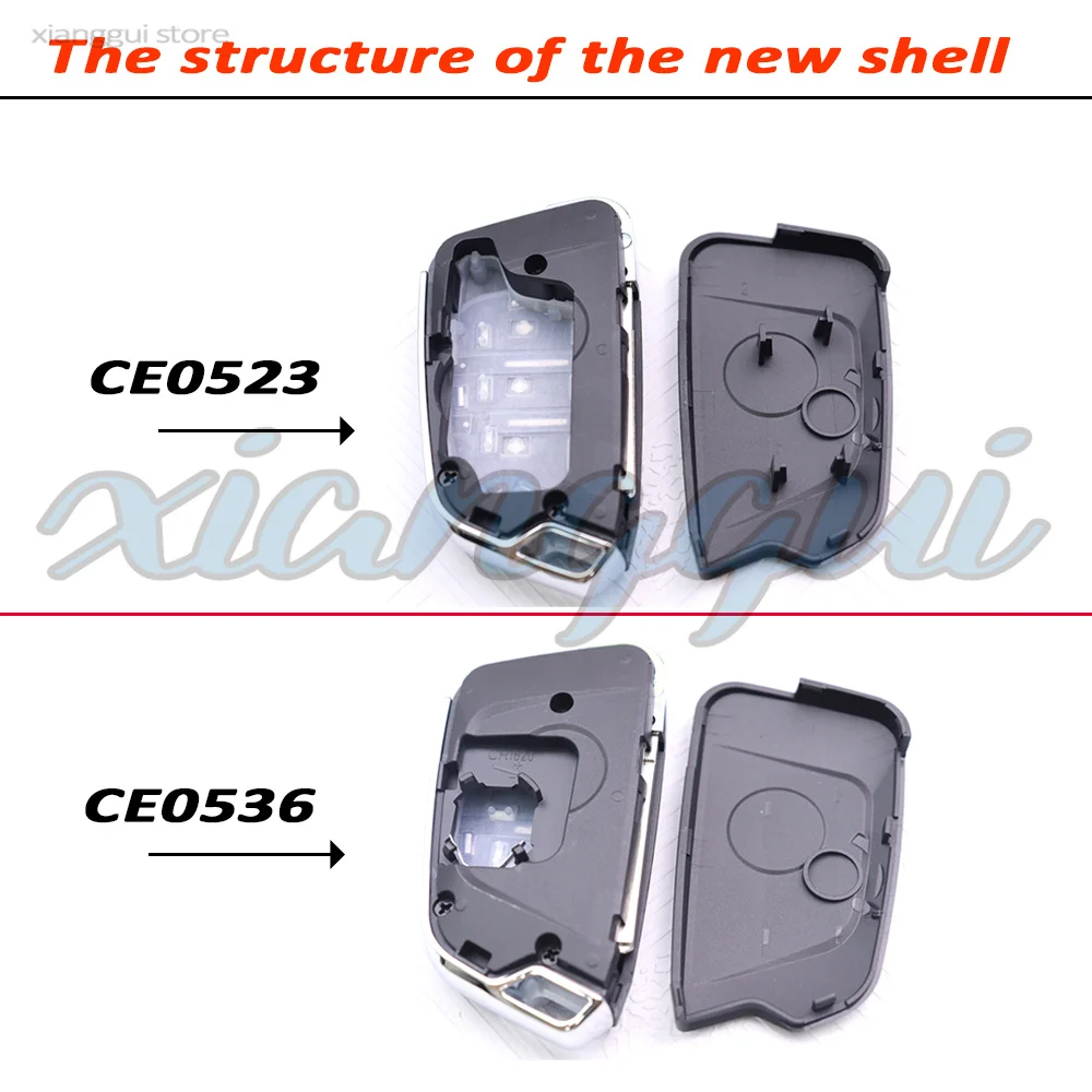 Upgrade Modify Car Key Housing Key Case Shell for Citroen C2 C4 C5 C6 C8 Berlingo Xsara Picasso for Peugeot 206 408 306 407 807 view 6