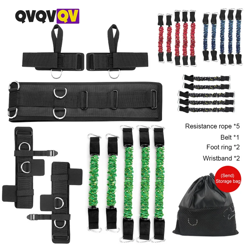 Boxing Training Resistance Band Set Leg Strength and Agility Training Strap System for Boxing,MMA,Muay Thai,Karate Combat