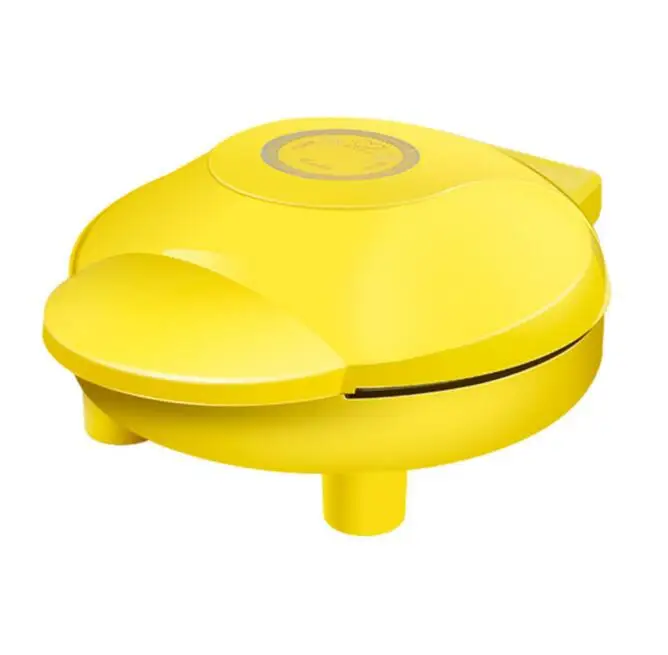 Mesin pembuat wafel elektrik dua sisi, mesin cetakan kue telur otomatis pemanas dua sisi, mesin makanan penutup