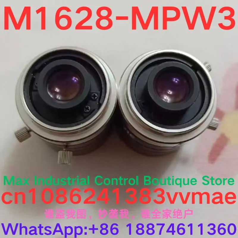 brand-new  6-megapixel lens   M1628-MPW3,  1:2.8, 2/3, C port