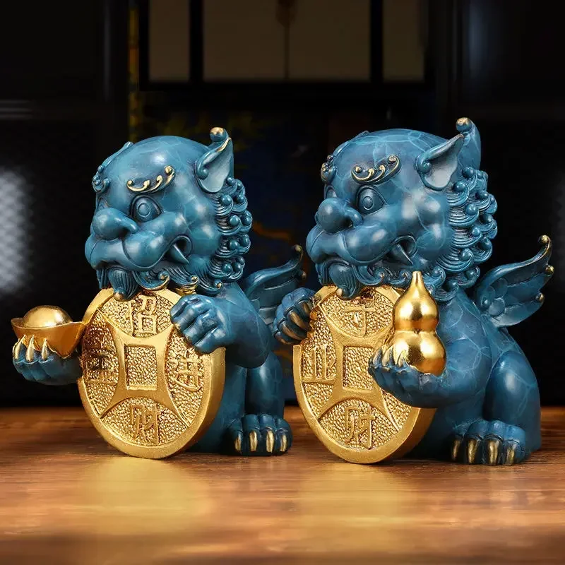 Feng shui Pixiu Copper Zhao Cai Capital Juli Caiser's Living Room Store Opening Gifts Cute Mascot Decor