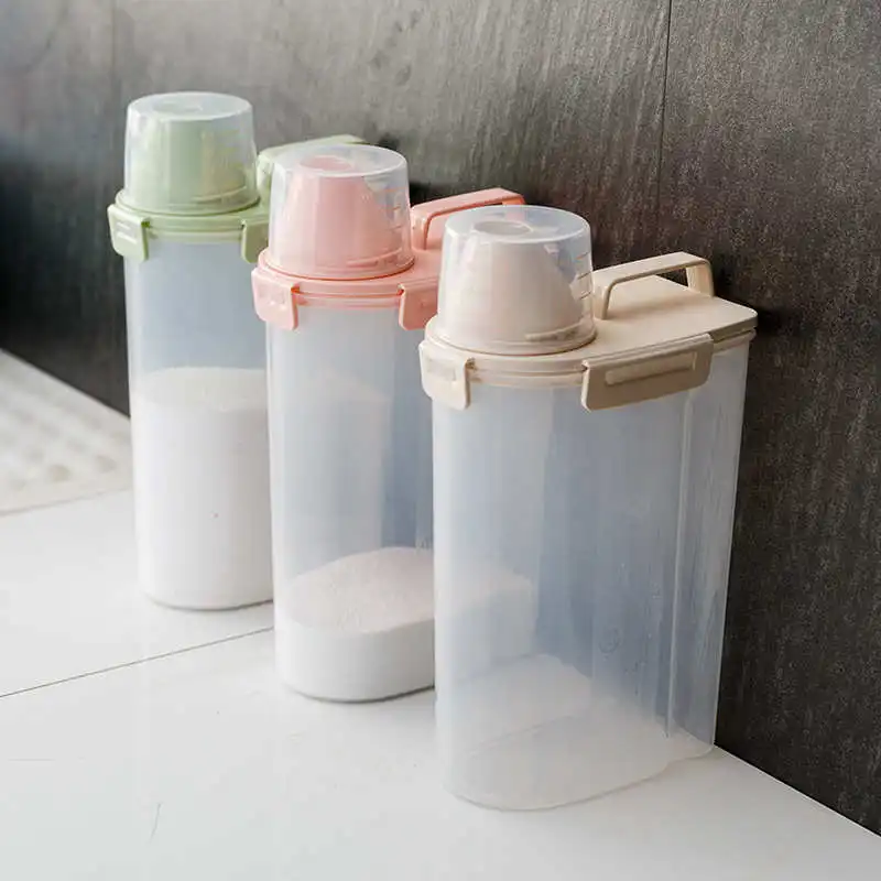 Food Grade Rice Storage Box Home Use Moisture Proof Insect Proof Sealed Flour Storage Canister 20L Rice Storage Container