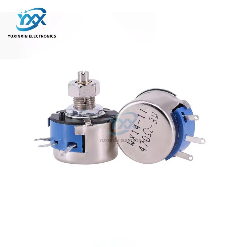 1PCS WX14-11 3W Single-Turn Wirewound Potentiometer 1K/20K with Locking Neck
