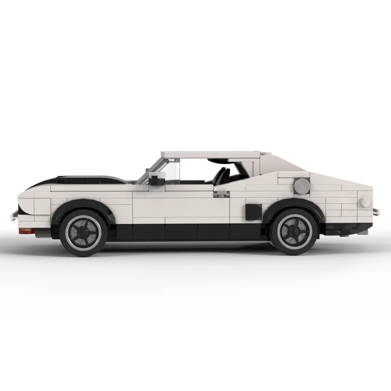 

MOC-261883 White New Iconic Supercar Building Block Model 419 Parts MOC Creative Boys Children Birthday Christmas Toy Gift