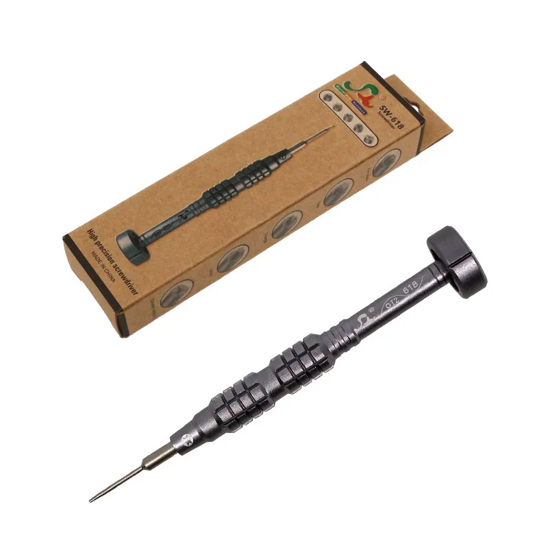 

618 for Apple Cell Phone Repair Screwdriver Aluminum Alloy Mute Bearing Precision Screwdriver 0.6 0.8 T2 1.5 Dismantling Tools