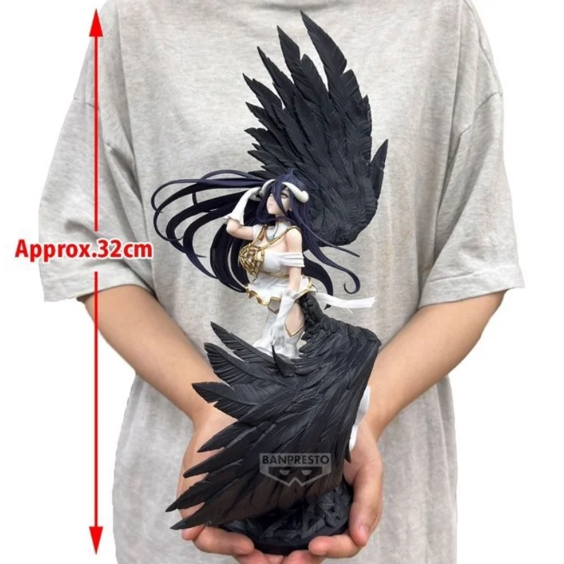Banpresto Overlord Evolve Albedo figura Anime mercancía escritorio ornamento colección regalo de vacaciones juguetes en Stock modelo