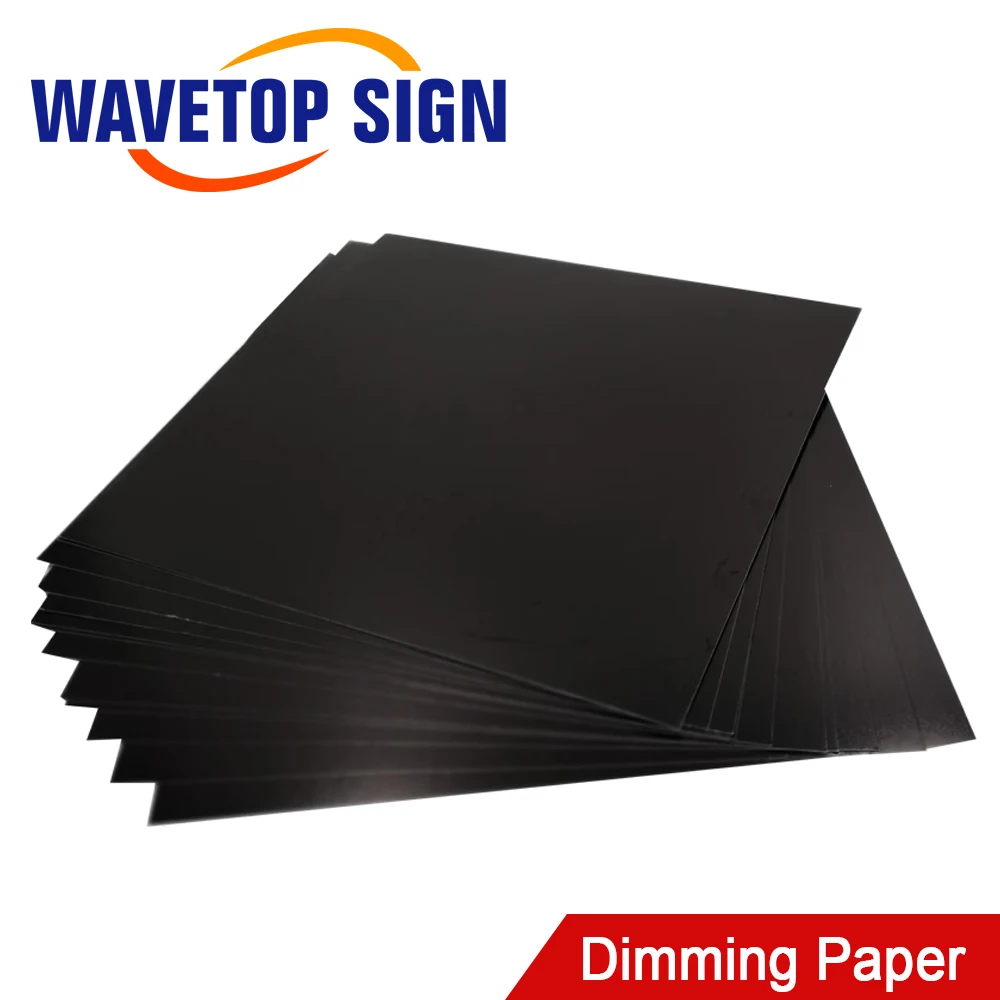 WaveTopSign Dimming Paper Laser Path Adjust Double Faced for YAG Fiber Laser Marking Machine