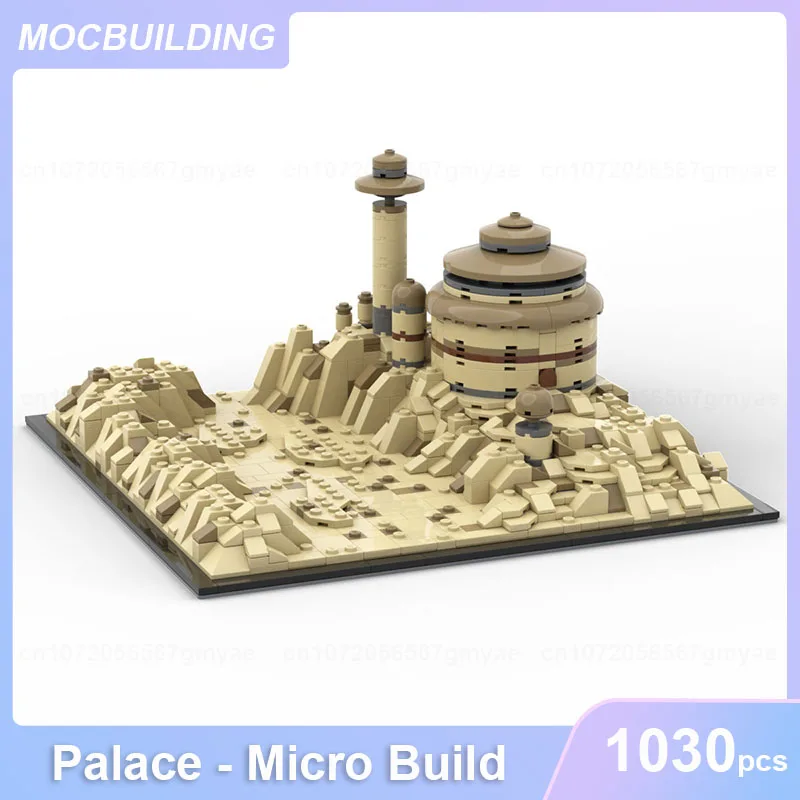 Palace Micro Build Model MOC Blocks DIY Assemble Bricks Architecture Educational Display Scene Creative Xmas Toys Gifts 1030PCS