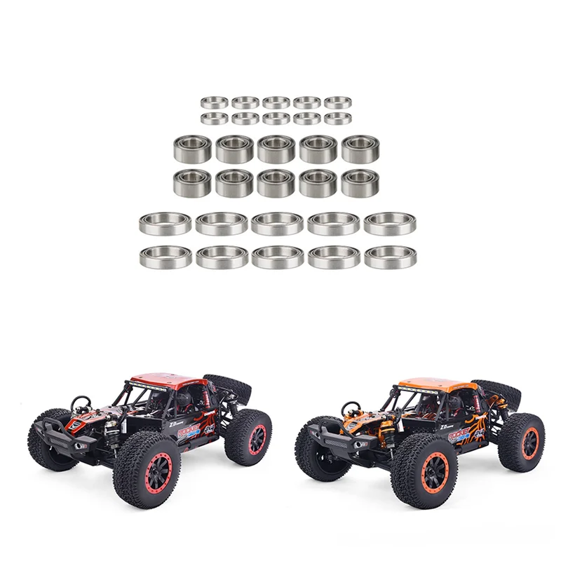 ZD 레이싱 DBX-10 DBX10 10421-S 9102 1/10 RC 자동차 예비 부품 액세서리에 대 한 2X 30Pcs 금속 강철 볼 베어링 세트
