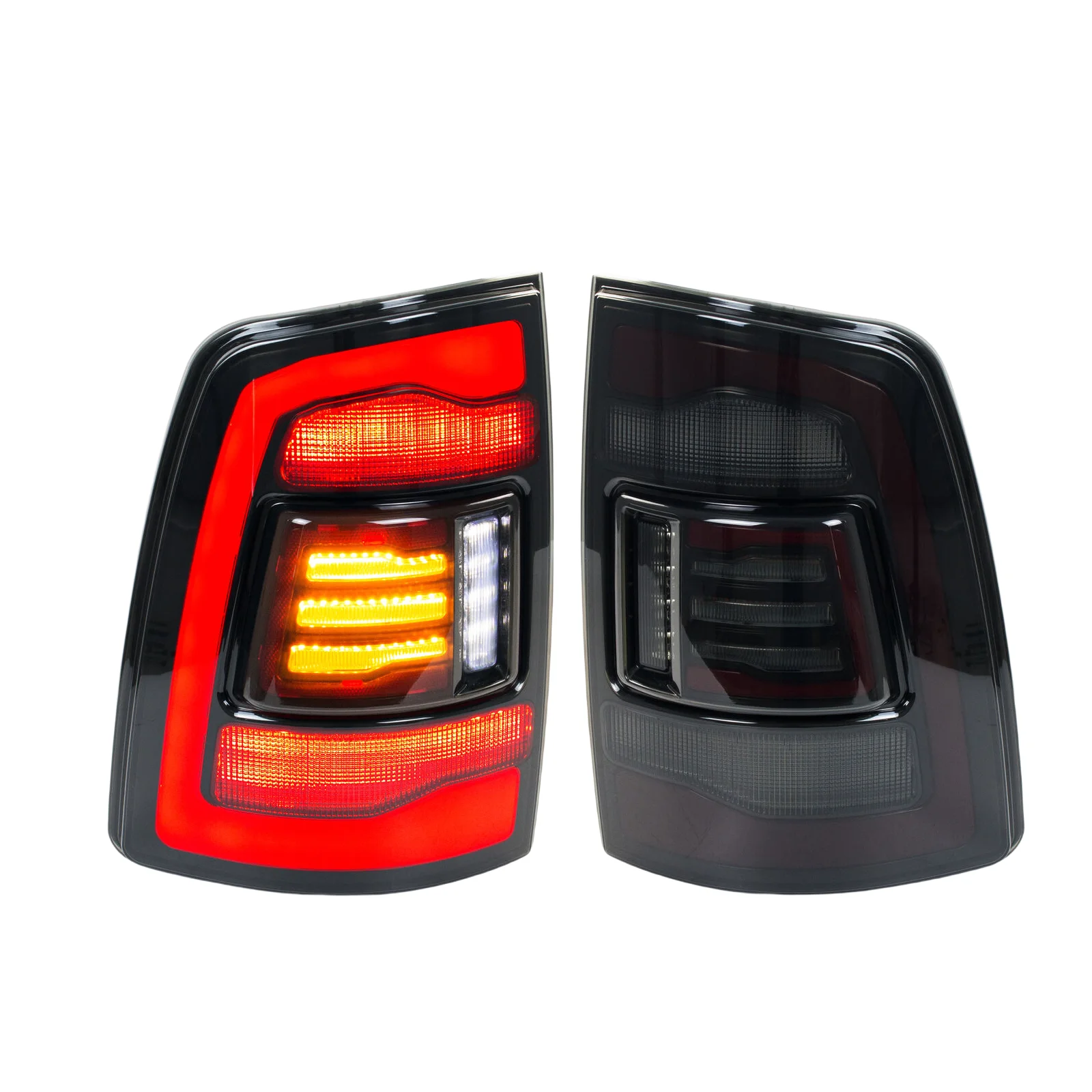 

LED Tail Lights for Dodge Ram 2009-2012 1500 2500 3500 4th Gen Dynamic Animation Sequential Turn Signal Rear Lamps Assembly