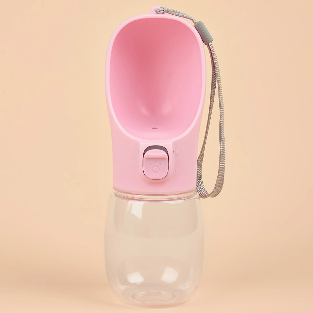 Botella de agua portátil para perros y mascotas, cuenco para perros pequeños y grandes, para caminar al aire libre, bote