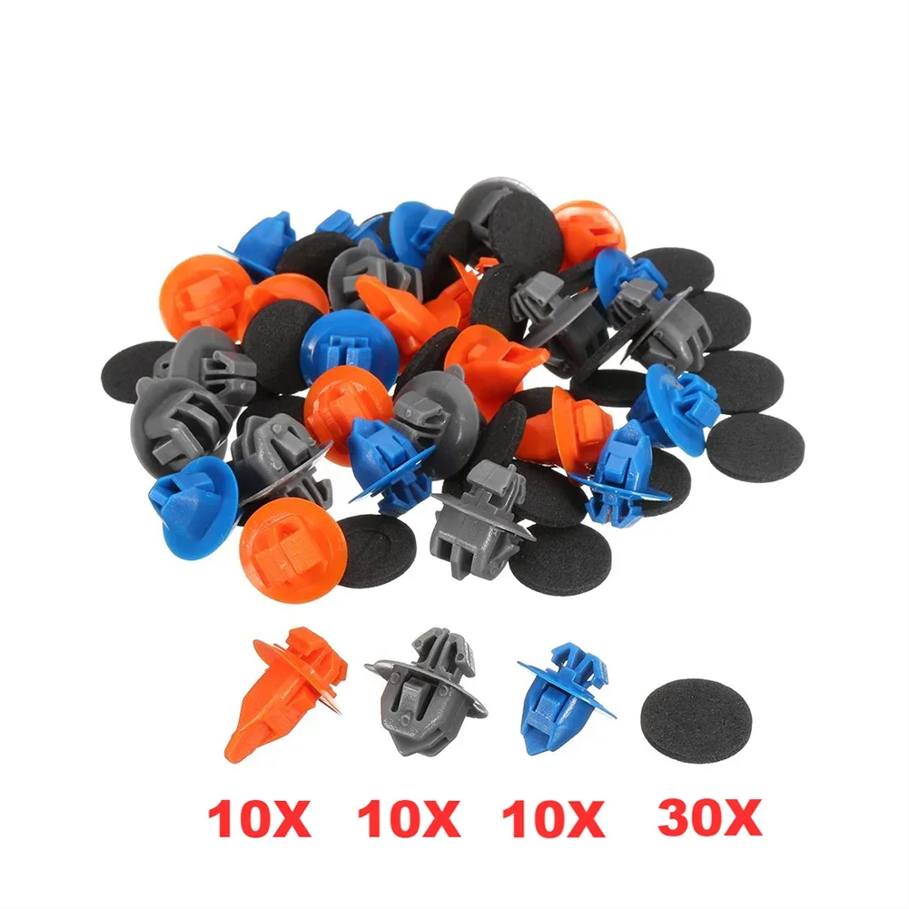 Plastic Clips Car Clips 30pcs/set Auto Interior Accessories Body Moulding Clips Car Fastenr Chip Car Repair Parts