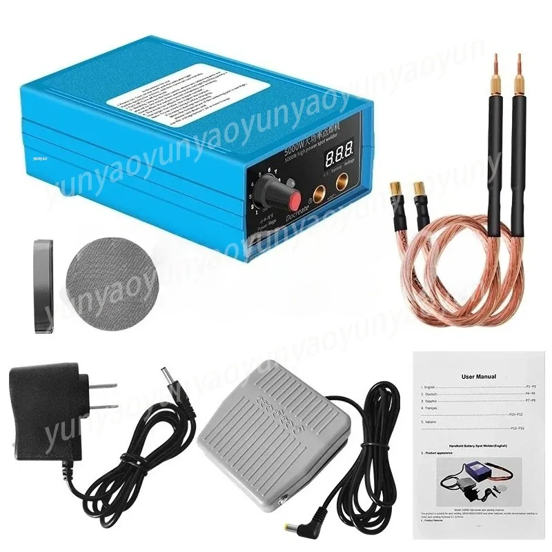 New Style 220V 5000W Portable High-Power Spot Welder – Mobile Phone Cell Welding