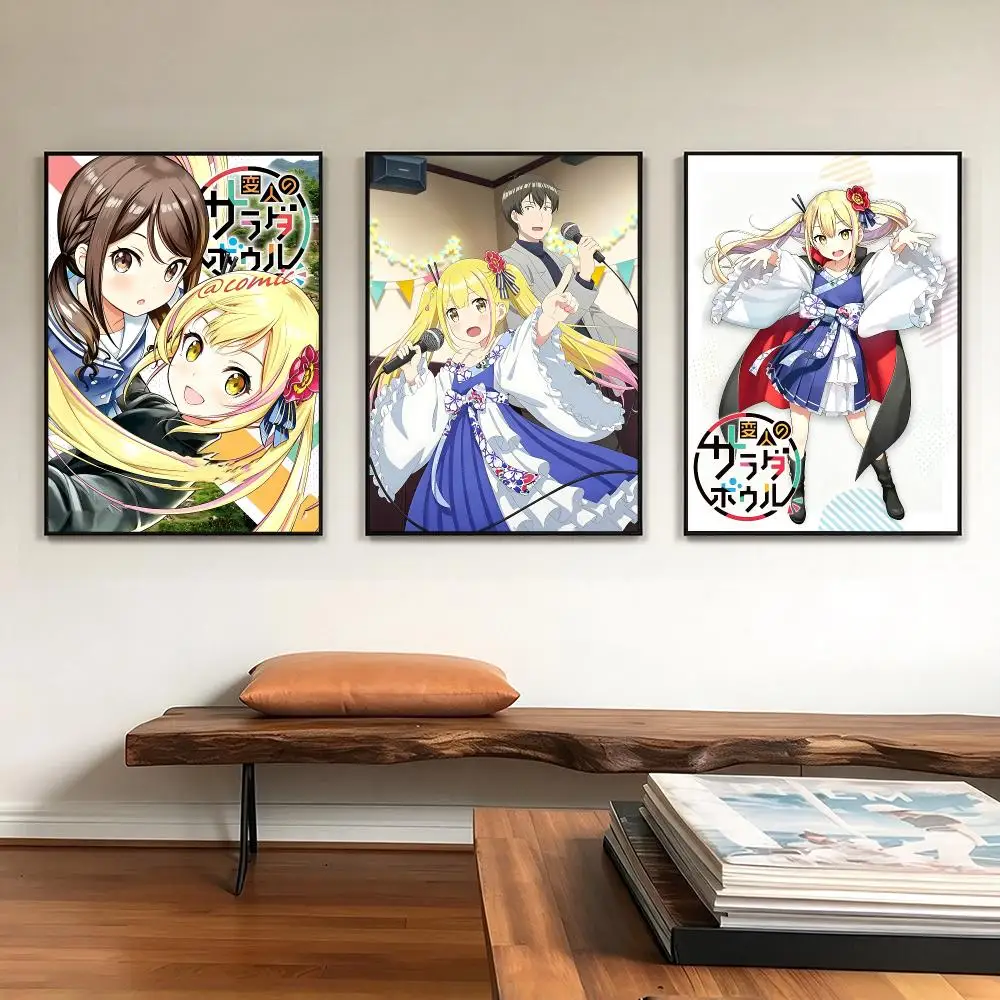 anime Salad Bowl of Eccentrics Poster HD Poster Printing Cozy Warm Style Home Decor for Bedroom Corridor Cafe Gift