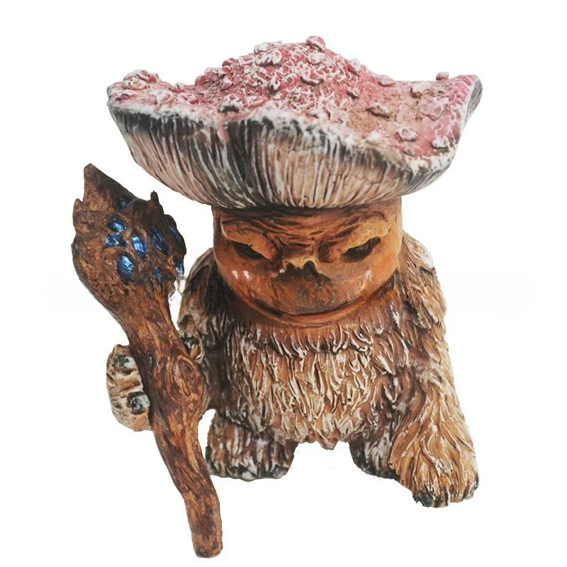 جديد خرافة الفطر الوحش قزم شامان معالج القزم نمط العصرية الراتنج الحرف حديقة المنزل الفن حلية #5